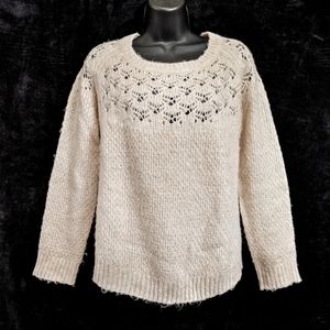 Green Label Relaxing Crochet Sweater